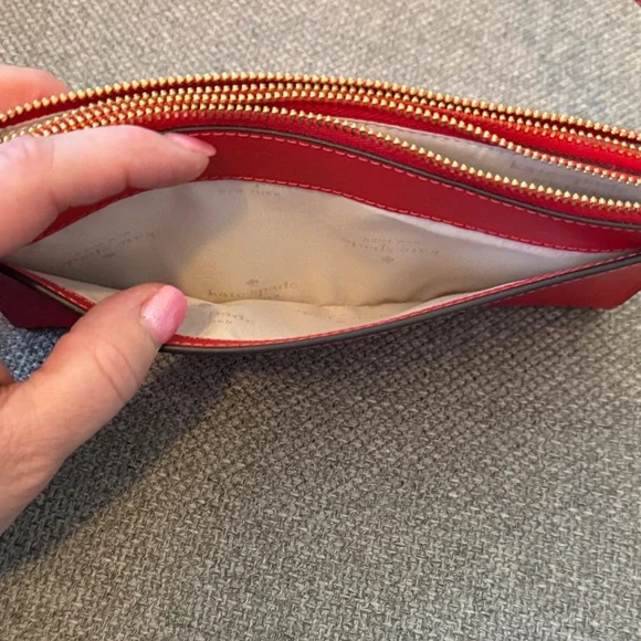 Kate Spade Vibrant Red Wristlet Clutch - Picture 4 of 11
